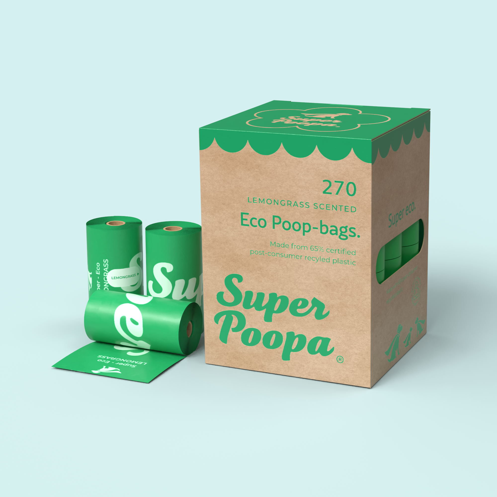 Lemongrass scented - 270 bags